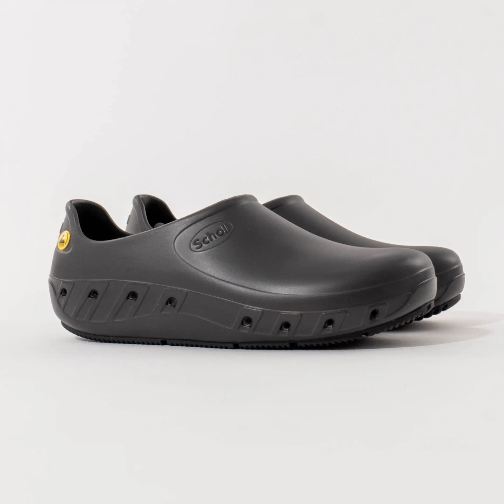 Scholl Klompe Ultragrip Eva, Crne slika 5
