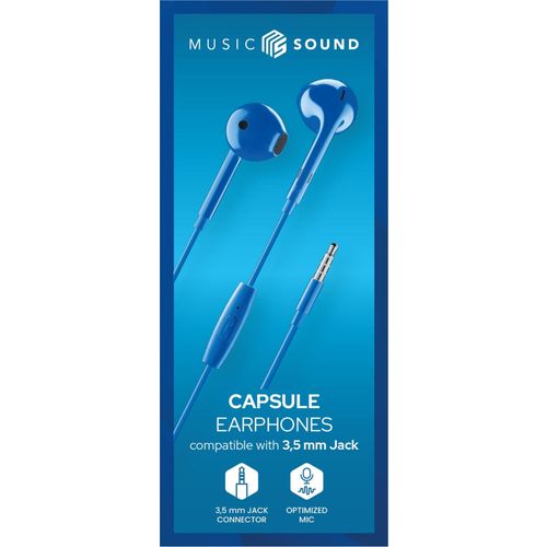 Cellularline Music Sound in-ear slušalice blue slika 1