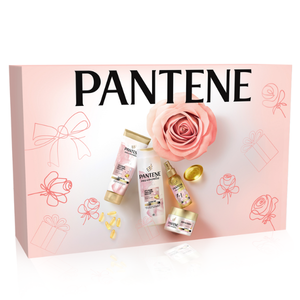 Pantene poklon set Rose gold (šampon + regenerator + maska + ulje) 