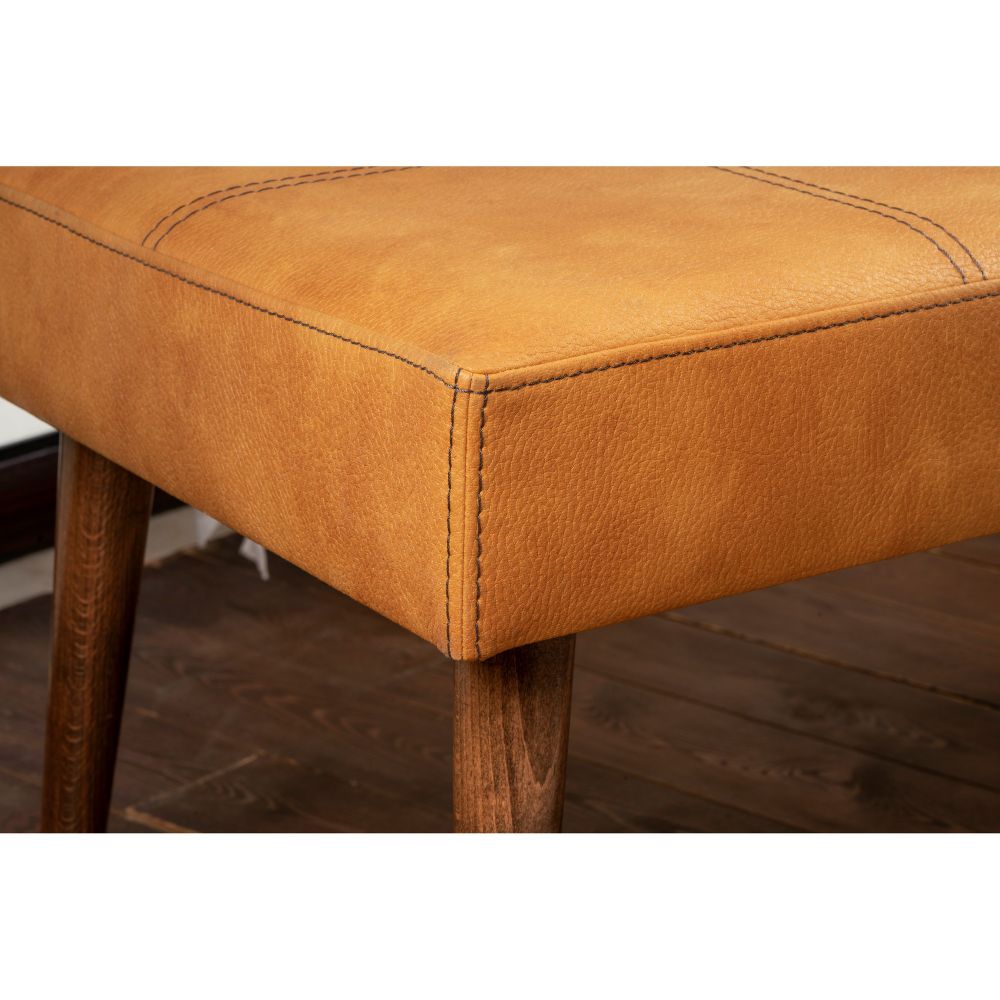 Pouf Taburet 'Pole' - Senf Boja slika 3