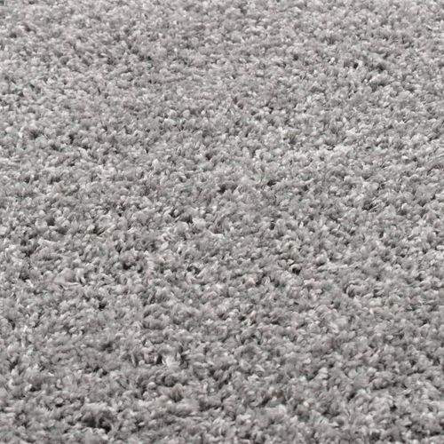 Čupavi ukrasni tepih 160 cm sivi slika 6