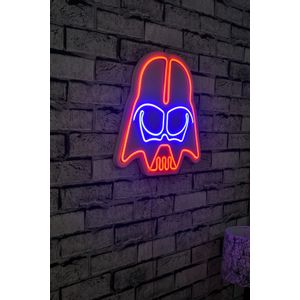 Wallity Darth Vader - Crveno/Plavo Dekorativno Plastično Led Osvetljenje