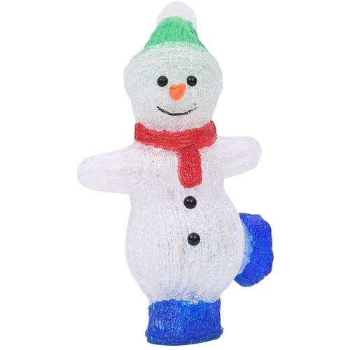 LED božićna akrilna figura snjegovića unutarnja i vanjska 30 cm slika 4