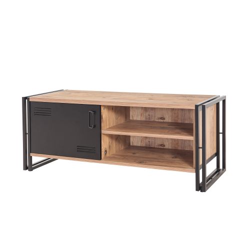 Cosmo Foris Atlantic PineBlack TV Stand slika 4