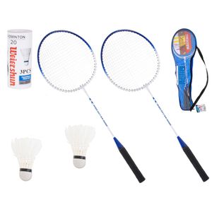 Set reketa za badminton u torbi plavi