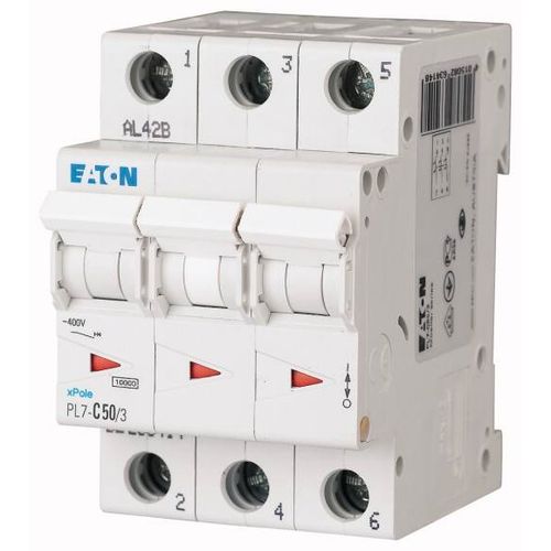 Eaton min.aut.prek. 50A, 3+N, 10kA, PL7-B50/3N 263990 - PL7-B50/3N slika 1