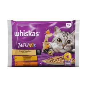 Whiskas Tasty Mix  meso u kremastom sosu 4x85gr