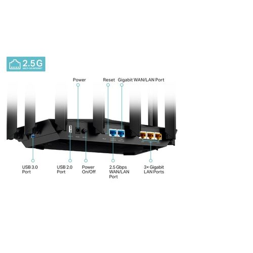 TP-LINK Archer AX95 AX7800 Tri-Band Gigabit Wi-Fi 6 Router slika 3