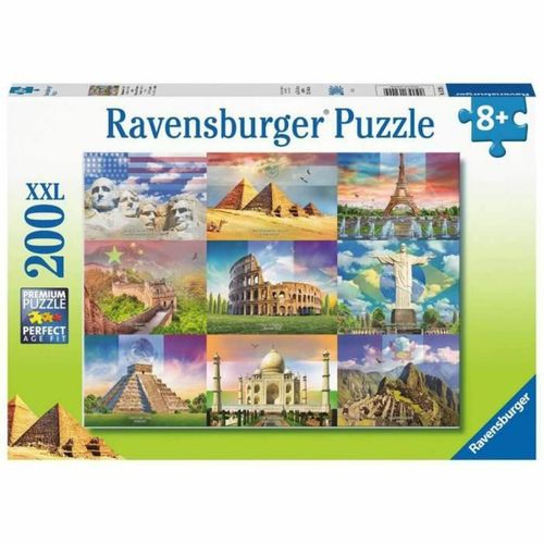 Puzzle Ravensburger 13290 XXL Monumentos del mundo 200 Dijelovi slika 1