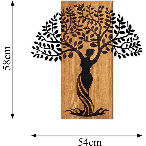 Wallity Drvena zidna dekoracija, Woman Tree 3 slika 6