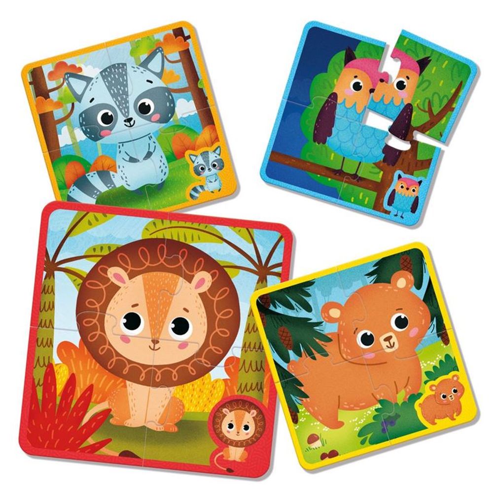 Lisciani Edukativna igra Montessori Baby Touch Puzzle - Dodirni i osjeti slika 2