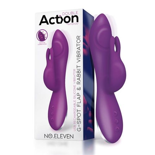 Action No.Eleven G-Spot and Rabbit Double Function Vibrator slika 8