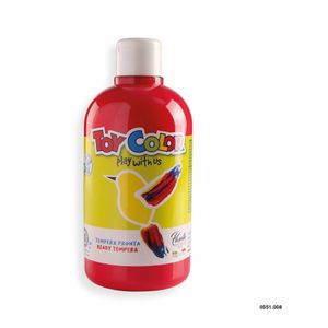 Toy Color crvena tempera 500 ml