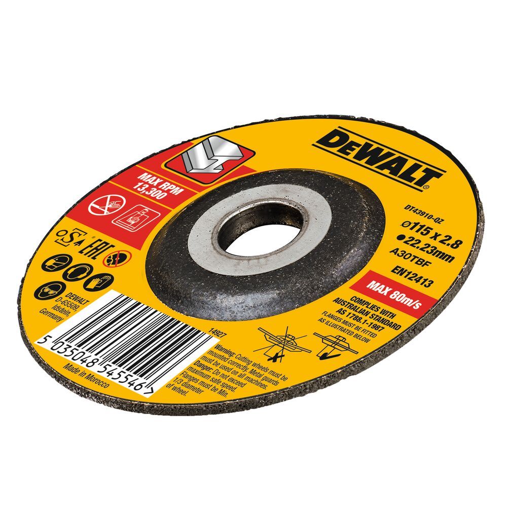 REZNA PLOČA 115 X 3,0 MM METAL Dewalt DT43910 slika 1