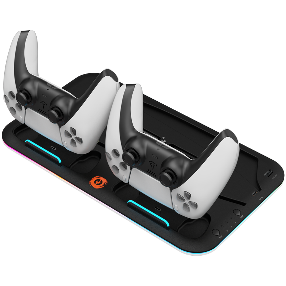 CANYON CS-5: Multifunkcionalni Stalak za Hlađenje i Punjenje za PS5, Crni slika 3