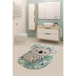 Koala Shape Multicolor Bathmat