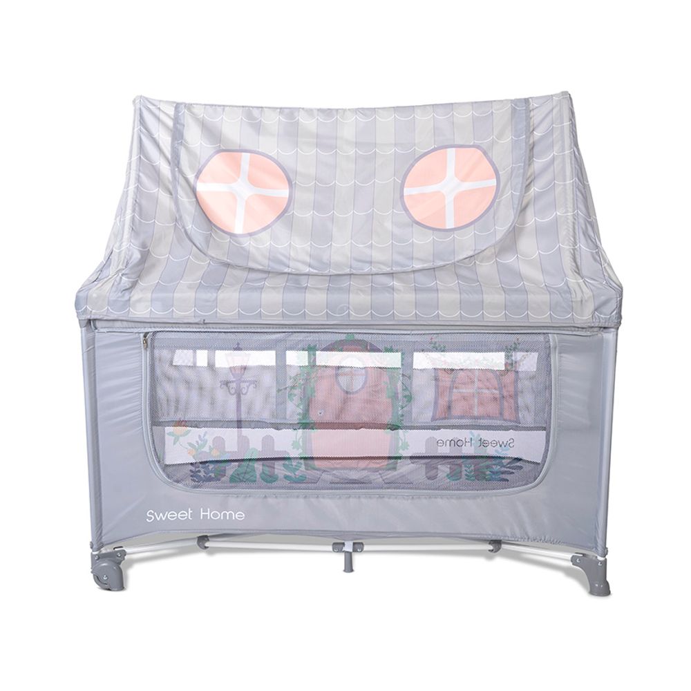 Lorelli Vikend krevetac sa krovom Sweet Home, Grey - 2 Nivoa slika 2