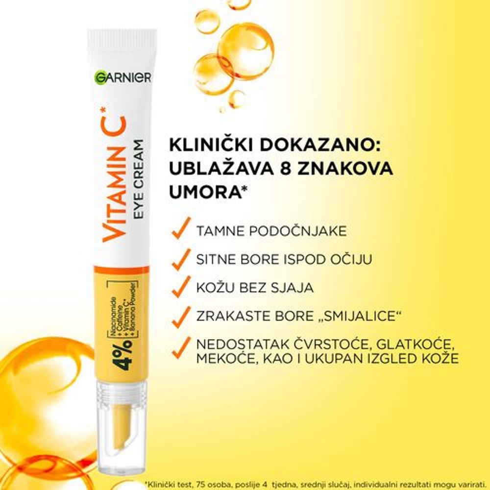 Garnier Krema za područje oko očiju Vitamin C 15ml slika 2