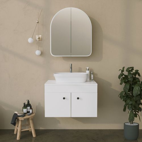 Hope Cabinet - White White Bathroom Cabinet slika 4
