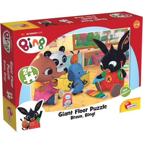 LISCIANI BING maxi puzzle, 24 kom, Let's go Bing 75805 slika 1