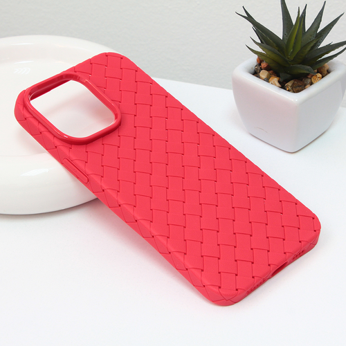 Maska Weave case za iPhone 14 Pro Max 6.7 crvena slika 1