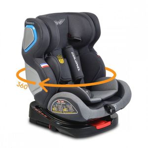 Moni Rotirajuća auto-sjedalica Colonel 0-36kg Isofix, Svijetlo siva