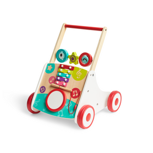 Hape Drvena muzička guralica Music Push Learning Walker E0383A