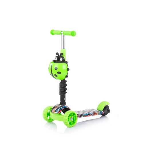 Chipolino romobil / guralica Kiddy Evo s ručkom Green Graffiti slika 8