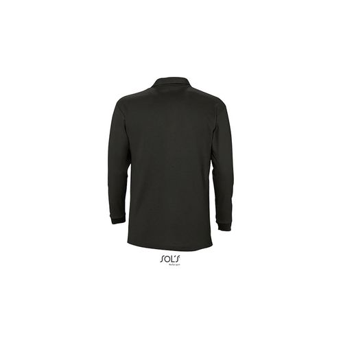 WINTER II muška polo majica sa dugim rukavima - Crna, 3XL  slika 5