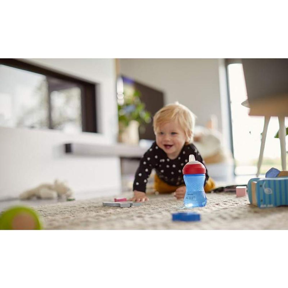 Philips Avent Magična flašica sa mekim nastavkom 300ml 9m+/Plava slika 4