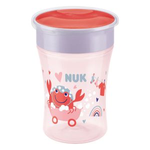 NUK Čaša Evolution Magic Cup 8m+ 230ml, Crvena