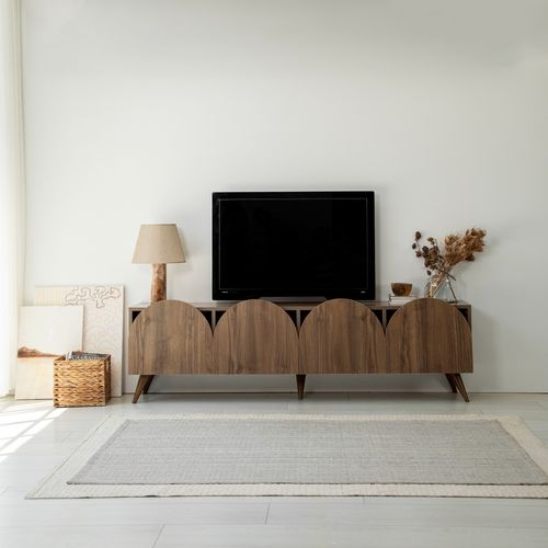 Mesta - Walnut v2 Walnut TV Stand slika 2