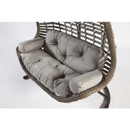 Junda - Grey Grey Garden Double Swing Chair slika 4