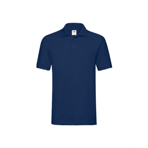 Fruit Of The Loom Polo majica kratkih rukava 180g - Tamno Plava L
