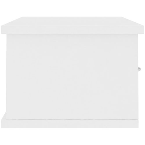 Zidna polica s ladicama bijela 60x26x18,5 cm konstruirano drvo slika 22
