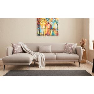 Atelier Del Sofa Kutna garnitura na razvlačenje, Krem, Venus L - Cream