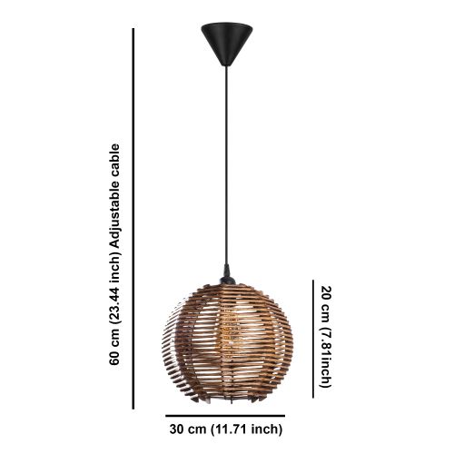 Sphere Bamboo Antiquation Chandelier slika 5