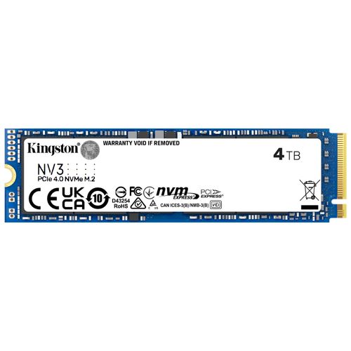 Kingston 4TB M.2 NVMe SNV3S/4000G series NV3 SSD slika 1