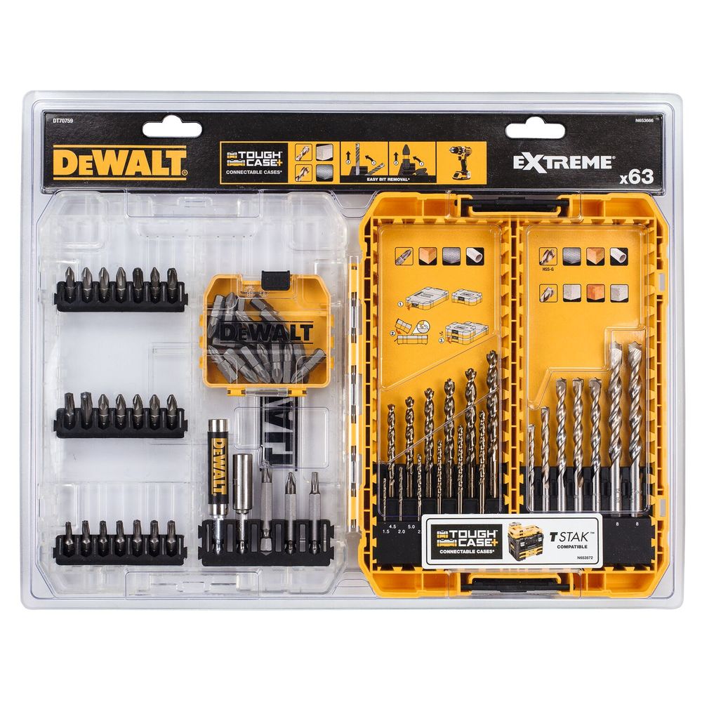Dewalt 63-DJELNI SET BIT NASTAVAKA DT70759 slika 1