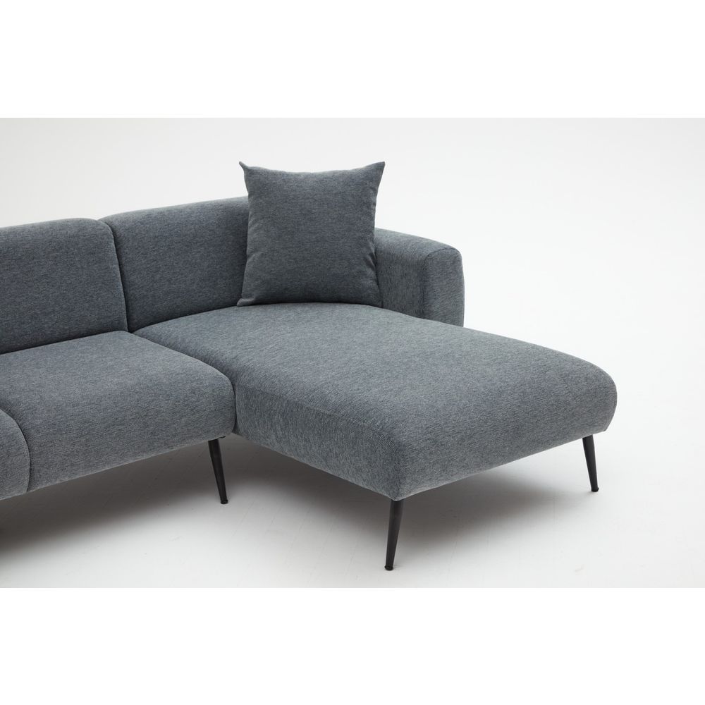 Ugaona Sofa 'Side Right' - Antracit Boja slika 4