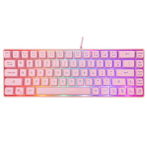 White Shark GK 2201 RONIN Pink, Keyboard - US slika 1