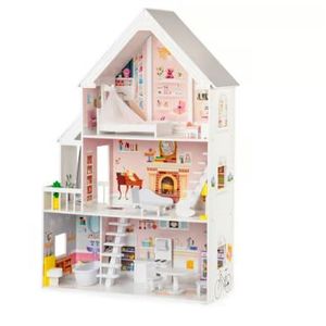 Eco Toys Drvena Kućica Za Lutke Xxl For Dolls Residence