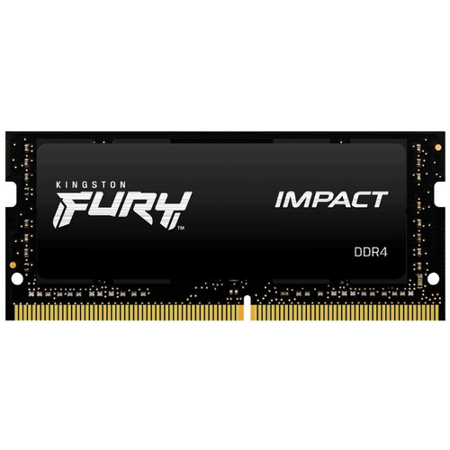  Kingston FURY Impact DDR4 - module - 16 GB - SO-DIMM 260-pin - 3200 MHz / PC4-25600 - CL20 - 1.2 V - unbuffered - non-ECC - black slika 1