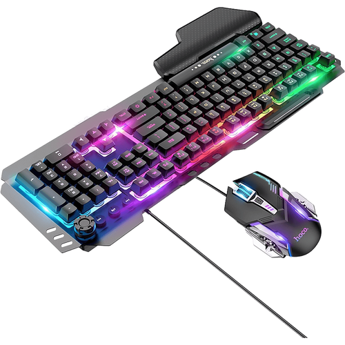 hoco. tipkovnica+miš, gaming set, RGB osvjetljenje, USB - GM12 slika 4