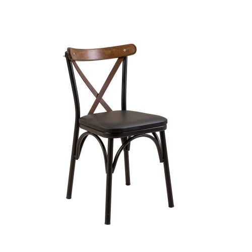 Woody Fashion Stolica, Crno, Oliver Chair -  Black Barok v2 slika 2