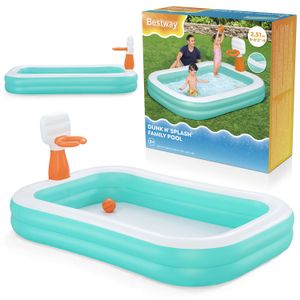Dunk'n splash bazen na napuhavanje 251 x 168 x 102 cm bestway 54445