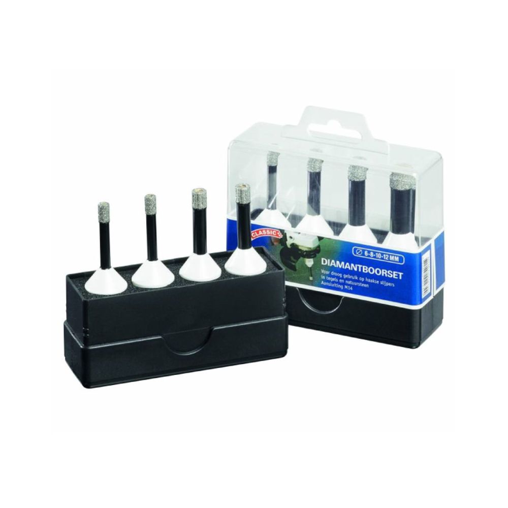 Carat set dijamantnih burgija EHSCSET010 (6 - 12 mm; M14; 4/1) slika 1