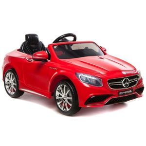 Licencirani auto na akumulator Mercedes S63 AMG - crveni