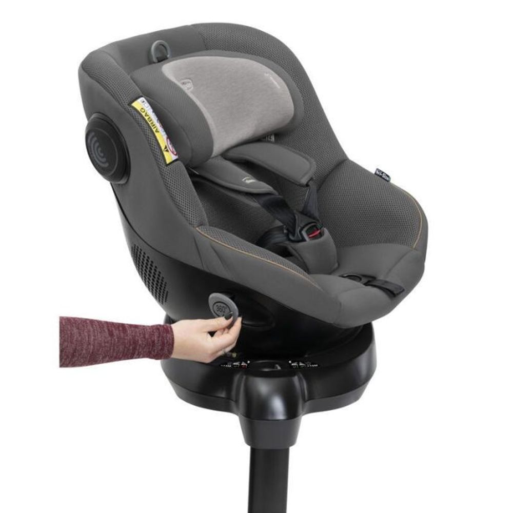 Chicco Rotirajuća autosjedalica Seat105 i-Size 360° (40-105cm) Isofix, Glam Grey slika 10