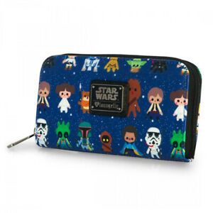 Loungefly novčanik Star Wars Char Cutesy AOP Zip Around